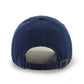 '47 CLEAN UP - 水洗六分割老式棒球帽－海軍藍